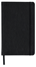 Black Bound Journal with Bookmark