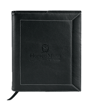 Black Business Leather-Bound Journal