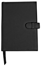 Black Premium Leather Hardbound Journal Book