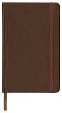 Brown Bound Journal with Bookmark
