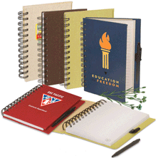 Eco Hardbound Journal Plastic Pen Combo